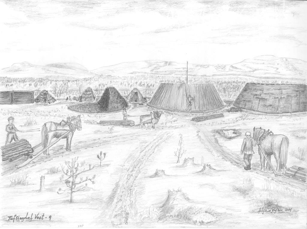 Kølbrenning fra Røros til Drevsjø