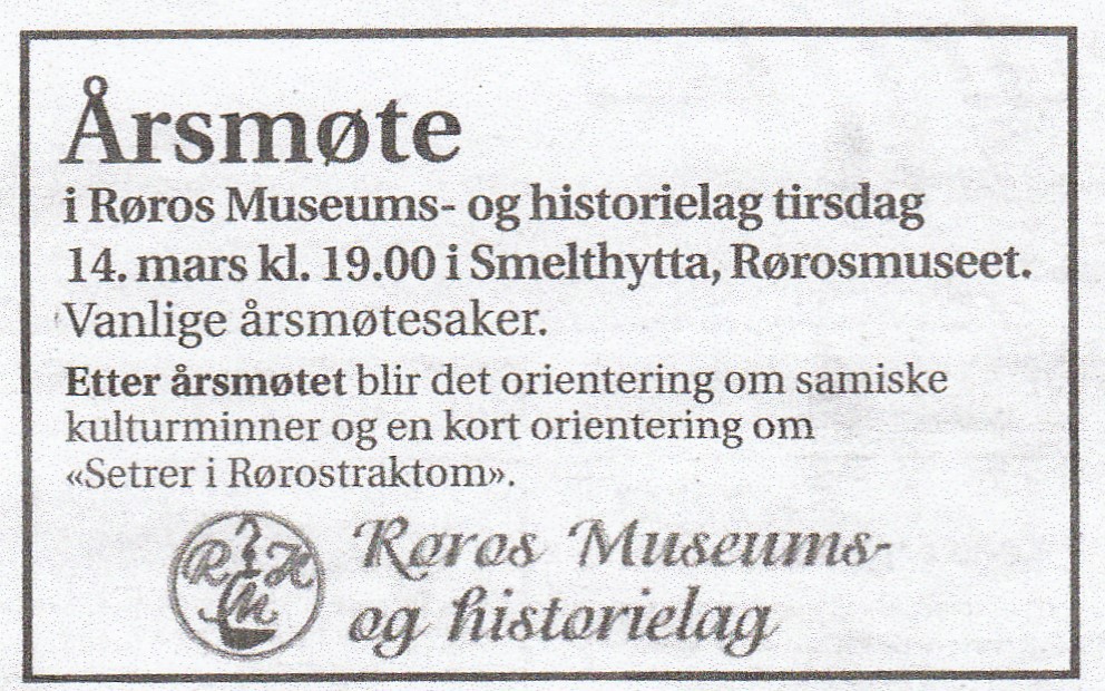 Årsmøte 14. mars