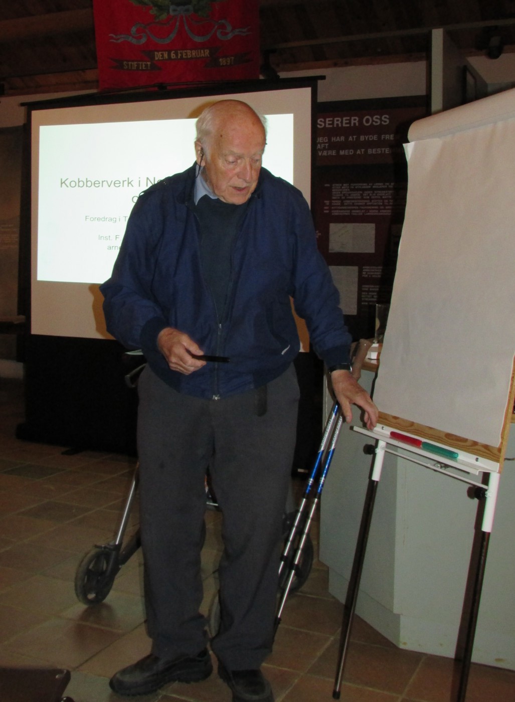 Foredrag på Olavsgruva