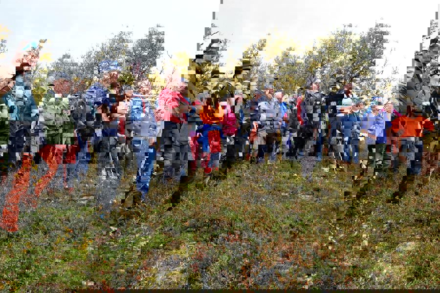 Fjellsjøgruva og vassrenna fra Storfjellsjøen