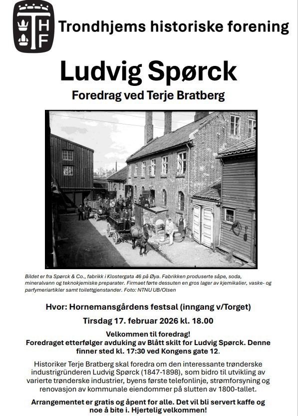 Trondhjems historiske forening inviterer