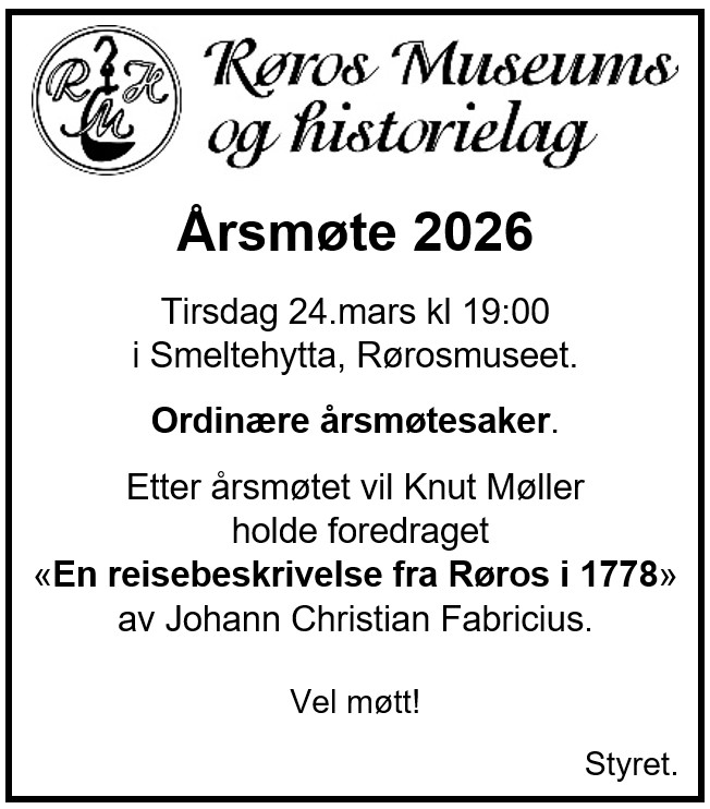 Artikkelbilde til artikkelen Årsmøte 2026