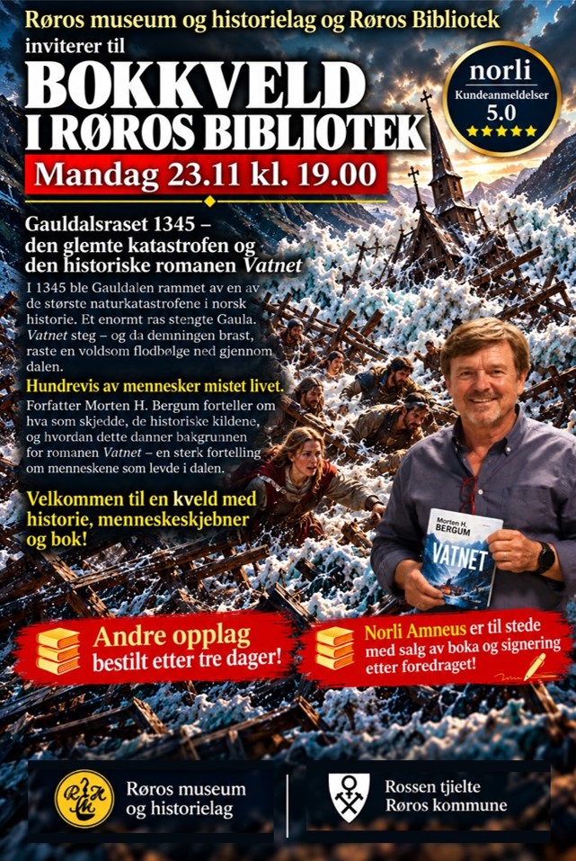 Artikkelbilde til artikkelen Gauldalsraset - bokforedrag 23.november